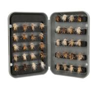 SURENHAP Leurre de mouche SURENHAP Leurre de pêche à la mouche 40pcs Leurre de pêche à mouche appâts artificiels sport pack