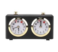 SURENHAP minuterie d'échecs analogique Horloge d'échecs analogique Mécanisme multifonctionnel à remontage jeux cube Bleu clair Noir