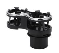 SURENHAP Porte-gobelet 2 en 1 Porte-gobelet de Voiture 2 en 1 Support de Bouteille à Boire Noir Universel pour auto enjoliveur