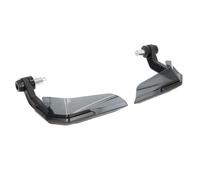 SURENHAP protecteur de poignée de moto Protège-mains de moto en alliage d'aluminium, 22mm, universel, pour moto poignee Bleu Noir