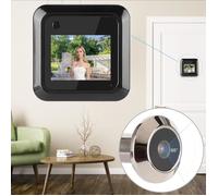 SURENHAP Regardeur de porte 2.4in Smart Door Viewer TFT LCD Screen Display 0.3MP 95° Wide Angle Camera Photo bricolage sonnette