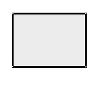 SURENHAP Rideau de projecteur 1pc Portable pliable non plisse Clide projecteur rideau de projection de projection 4: 3 72 pouces