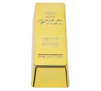 SURENHAP Rouge à lèvres en forme de barre d'or Maquillage métallique paillettes or rouge à lèvres longue durée beaute rouge