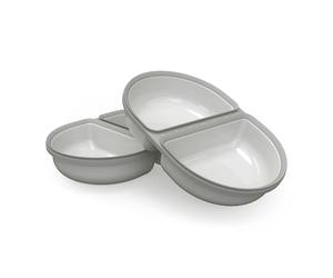 SurePetcare Bol divisé pour animaux de compagnie avec joint intégré, compatible avec Microchip Pet Feeder, fonctionne pour la nourriture humide et sèche