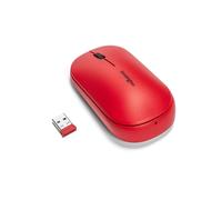 SureTrack - Souris - optique - 4 boutons - sans fil - 2.4 GHz, Bluetooth 3.0, Bluetooth 5.0 LE - récepteur sans fil USB - rouge