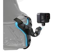 SUREWO Compatible Motorradhelm Kinnriemenhalterung für GoPro Hero 13/12/11/10/9/8/7/(2018)/6/5 Schwarz, DJI Osmo Action 5 Pro/4/3/2,Insta360 One RS et Plus