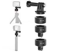 SUREWO Kit de Montage de Base à dégagement Rapide pour GoPro, Ventouse magnétique et Adaptateur de Verrouillage pivotant Compatible avec GoPro Hero 13 12 11 10 9 8 7, DJI Action 5 Pro 4 3 2, AkASO