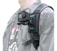SUREWO Sangle d'épaule pour Sac à Dos avec Crochet Universel Ball J Compatible avec GoPro Hero 13/12/11/10/9/8/7/(2018)/6/5 Noir, DJI Osmo Action 5 Pro/4/3 et la Plupart des caméras d'action