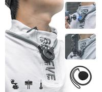 SUREWO Support de cou magnétique pour GoPro, support de collier POV à dégagement rapide, accessoires de montage mains libres compatible avec GoPro Hero 13/12/11/10/9/8, DJI Action 5 Pro/4/3, Insta 360