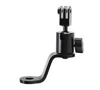 SUREWO Support de rétroviseur en Aluminium pour Moto Compatible avec GoPro Hero 13/12/11/10/9/8/7/6 (2018)/5 Noir,DJI Osmo Action 5 Pro 4 3 2,Apeman AKASO TENKER Campark