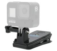 SUREWO Support de sangle de sac à dos à clip rapide compatible avec Gopro Hero 12/11/10/9/8/7/6 (2018)/5 Black DJI Osmo Action et plus