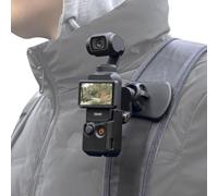 SUREWO Support de sangle de sac à dos rotatif à 360 °, support de serrage à clip rapide avec cadre extensible, compatible avec DJI Osmo Pocket 3