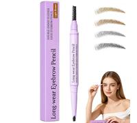 Surezia Eyebrow Pencil,Crayon Sourcil Waterproof,surezia feather edge brow pencil,Precise Brow Pencil, Crayon Sourcils Double Embout avec Brosse pour Sourcils Nets et Précis (1#)