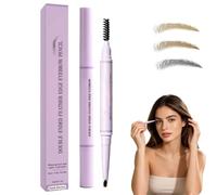 Surezia Eyebrow Pencil, Precision Definer for Natural Hair-Like Strokes, Crayon à Sourcils Microblading, Stylo Feutre Sourcils Waterproof, Anti-bavures, Effet Poil à Poil Naturel 3D (Dark Brown)