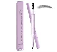 Surezia Eyebrow Pencil,Surezia Feather Edge Brow Pencil,Crayon Sourcil Waterproof,Crayon Sourcils Double Embout Avec Brosse Pour Sourcils Nets Et Précis,Sourcils Maquillage,2 g，Noir