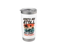 Surf à North Ari Atoll Gobelet isotherme en acier inoxydable double paroi