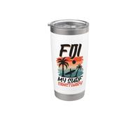 Surf aux Fidji Gobelet isotherme en acier inoxydable double paroi