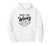 Surf Beach Graphic Surfer Gift Coastal Surfing Lover Sweat à Capuche