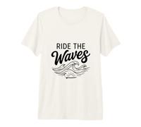 Surf Beach Graphic Surfer Gift Coastal Surfing Lover T-Shirt Haut de Gamme