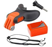 Surf Bite Embouchure Bouche Ensemble de Montage Accessoires de Photographie de plongée Surf pour Le Surf Snorkeling Natation Surf Tir Artefact Compatible pour GoPro Hero 9/8/7/6/5/4/3 +/3/2/1