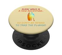 Surf : Chaque Vague est Une Nouvelle Aventure PopSockets PopGrip Adhésif