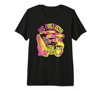 Surf Contre la Guerre Liberté T-Shirt Haut de Gamme