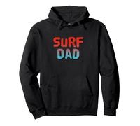 Surf Dad Surfing Funny Born to Surf Citations de Surf drôles Sweat à Capuche