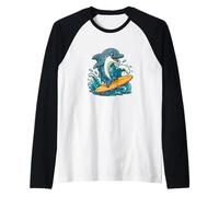 Surf Dolphin Wave Ride Manche Raglan