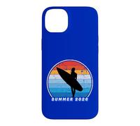 Surf hawaïen été Los Angeles Vintage Beach Tropical Coque pour iPhone 14 Plus