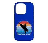 Surf hawaïen été Los Angeles Vintage Beach Tropical Coque pour iPhone 14 Pro