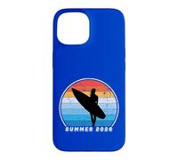 Surf hawaïen été Los Angeles Vintage Beach Tropical Coque pour iPhone 15