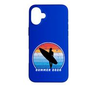 Surf hawaïen été Los Angeles Vintage Beach Tropical Coque pour iPhone 16 Plus