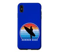 Surf hawaïen été Los Angeles Vintage Beach Tropical Coque pour iPhone XS Max