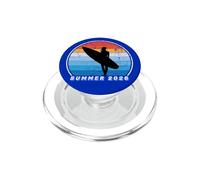 Surf hawaïen été Los Angeles Vintage Beach Tropical PopSockets PopGrip pour MagSafe
