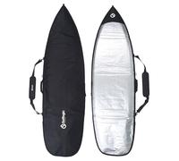 SURF LOGIC Daylight Shortboard Cover 6,4" Accessoires Mixte, Noir, Taille Unique