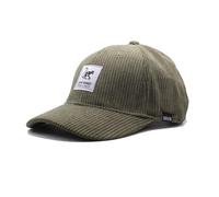 Surf Monkey Casquette classique - Casquette Dad en velours côtelé sans structure - Polyester recyclé Pet, Vert olive, taille unique