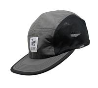 Surf Monkey Casquette de 5 panneaux Sport - Course - Polyester recyclé - Imperméable - DWR sans fluor - Adulte, Plomb, Taille Unique