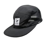 Surf Monkey Casquette de 5 panneaux Sport - Course - Polyester recyclé - Imperméable - DWR sans fluor - Adulte, Noir , Taille Unique