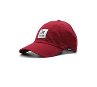 Surf Monkey Casquette de baseball Classic Dad en coton sans structure - Coton biologique, rouge, taille unique