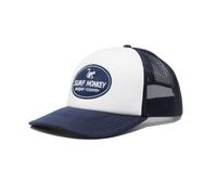 Surf Monkey Casquette Foam Trucker pour Homme Visière Semi courbée (FR/ES, Alpha/Lettres, Taille Unique, Bleu)