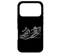 Surf One Line Art Minimaliste Wave Riders Design Coque pour iPhone 17 Pro