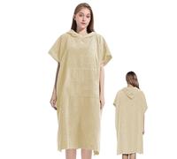 Surf Poncho, Hooded Changing Towel, Quick-Dry Bath Robe, Lightweight Absorbent Fabric, Surf Cloak, Ideal for Women, Men, Travel, Swimming, Gym, Pool, Camping, Hot Springs, Outdoor Use