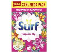 Surf Poudre à lessive Tropical Lily pour l'entretien des tissus pour un linge parfaitement propre chaque fois que 6,5 kg 130 lavages (l'emballage peut varier)