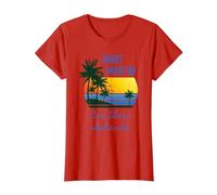 Surf rétro cool St. Martin des îles Caraïbes T-Shirt
