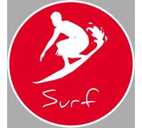 Surf-Riding - 20cm - Sticker/Autocollant