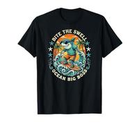 Surf Shark Bite The Swell Ocean Big Boss Été T-Shirt