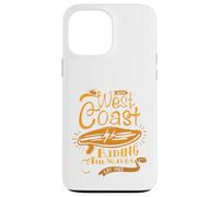 Surf Vibes West Coast Beach Riding The Waves Est 1963 Coque pour iPhone 13 Pro Max