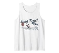 Surf Vintage de Long Beach en Californie Débardeur
