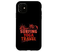 Surf Yoga Voyage - I Live Your Dream (Beach Graphic) Coque pour iPhone 11