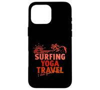 Surf Yoga Voyage - I Live Your Dream (Beach Graphic) Coque pour iPhone 16 Pro Max